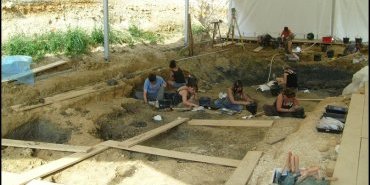 chantier de fouilles